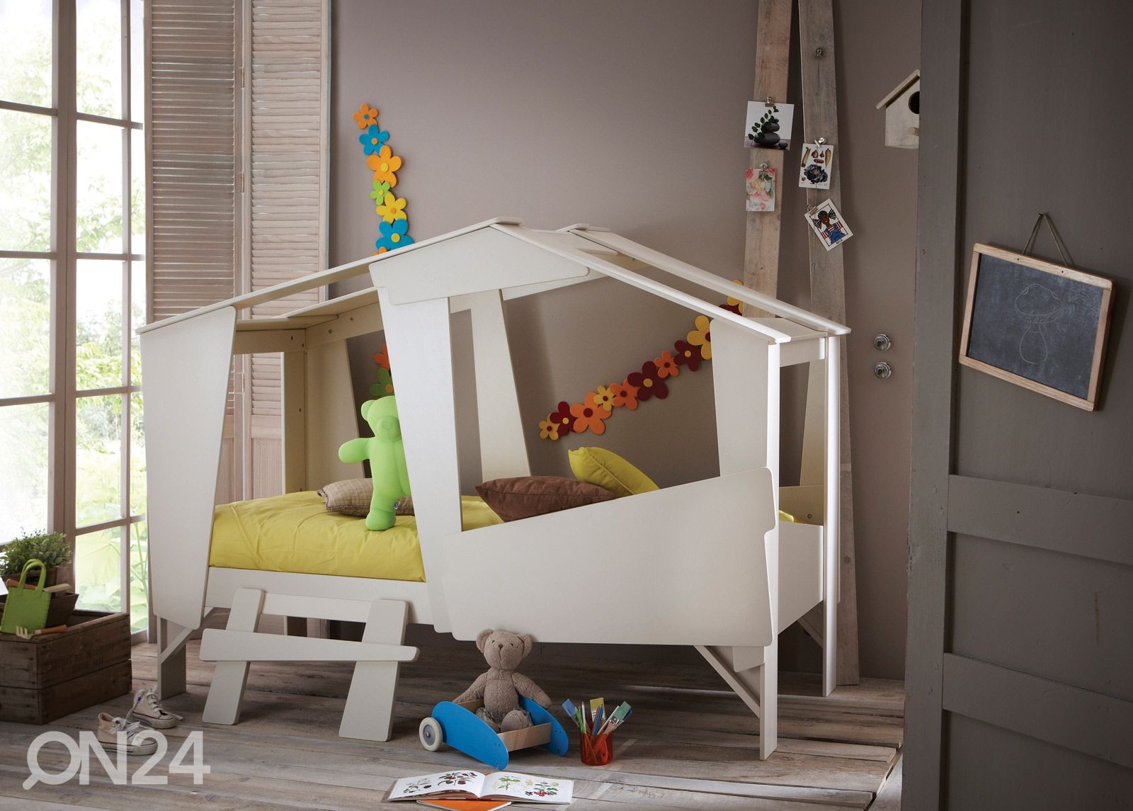 Lastevoodi Cabane 90x200 cm suurendatud