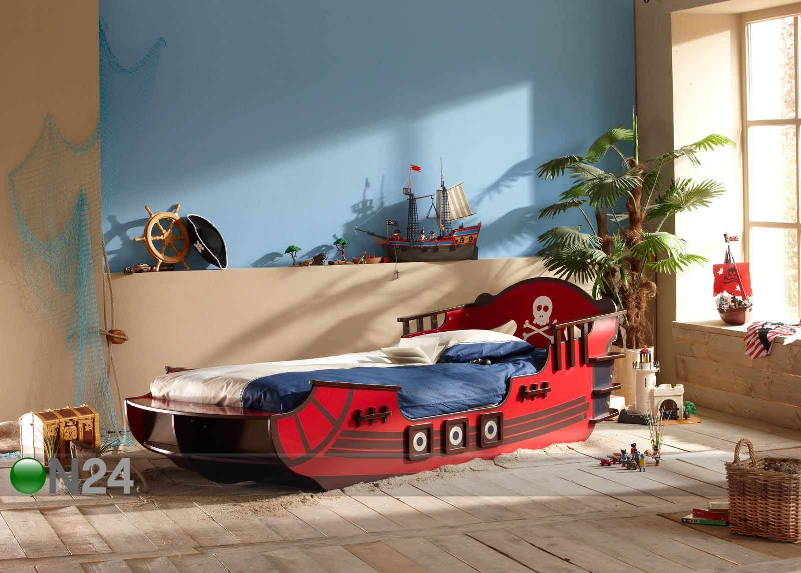 Lastevoodi Crazy Shark 90x190/200 cm suurendatud
