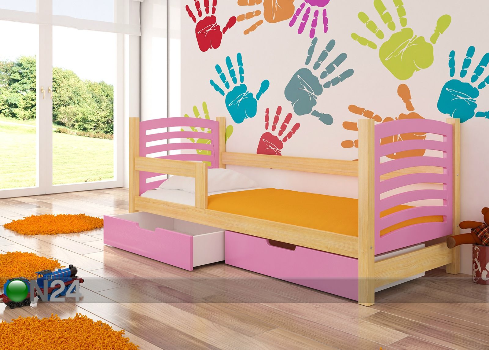 Lastevoodi komplekt 75x180 cm suurendatud