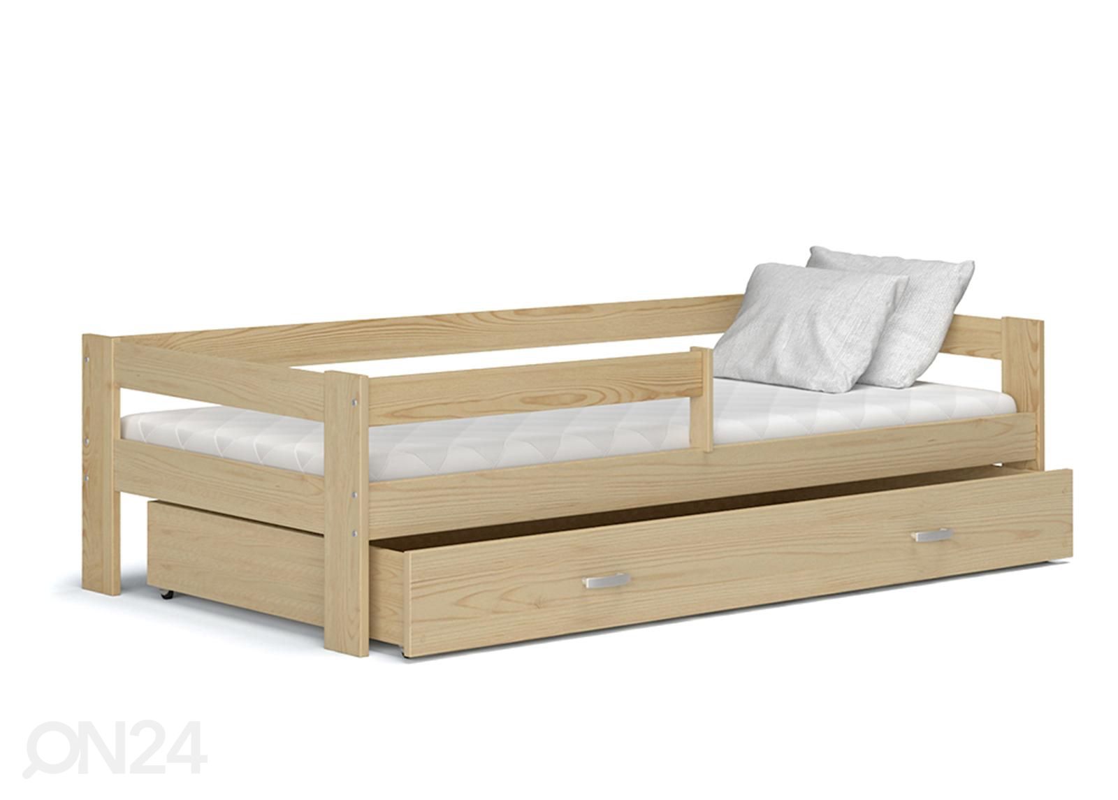 Lastevoodi komplekt 80x190 cm, sonoma suurendatud