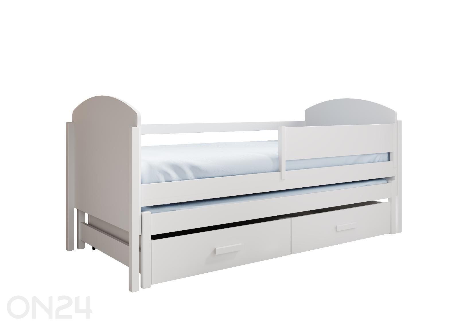 Lastevoodi väljatõmmatava lisavoodiga Olen 80x180 cm suurendatud