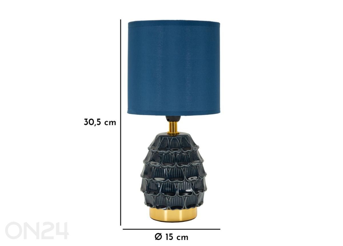 Laualamp Ø 15x30,5 cm suurendatud mõõdud