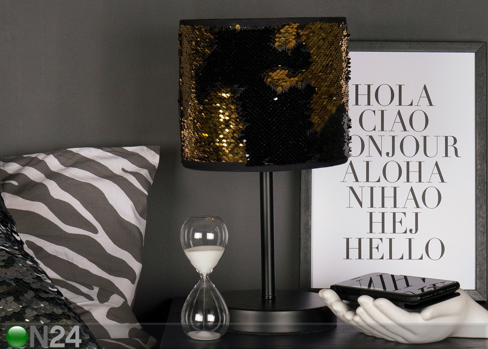 Laualamp Bling, kuld suurendatud