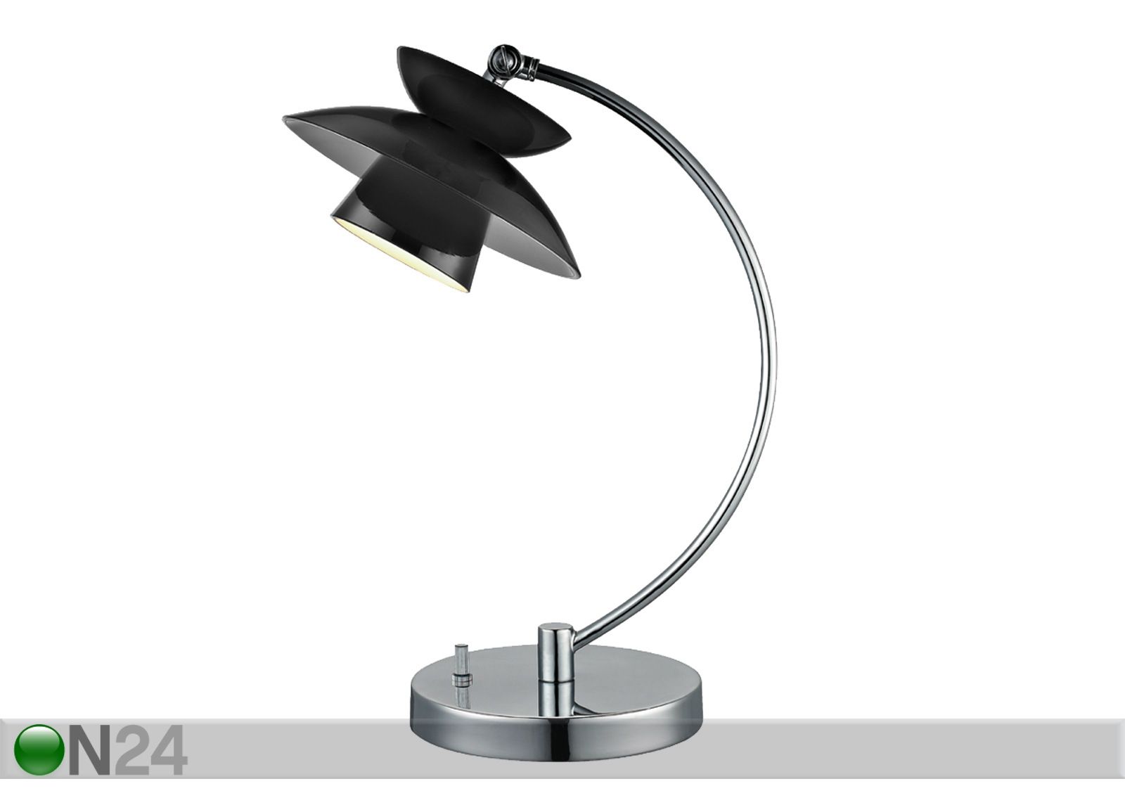 Laualamp Dallas Black Ø18 cm suurendatud
