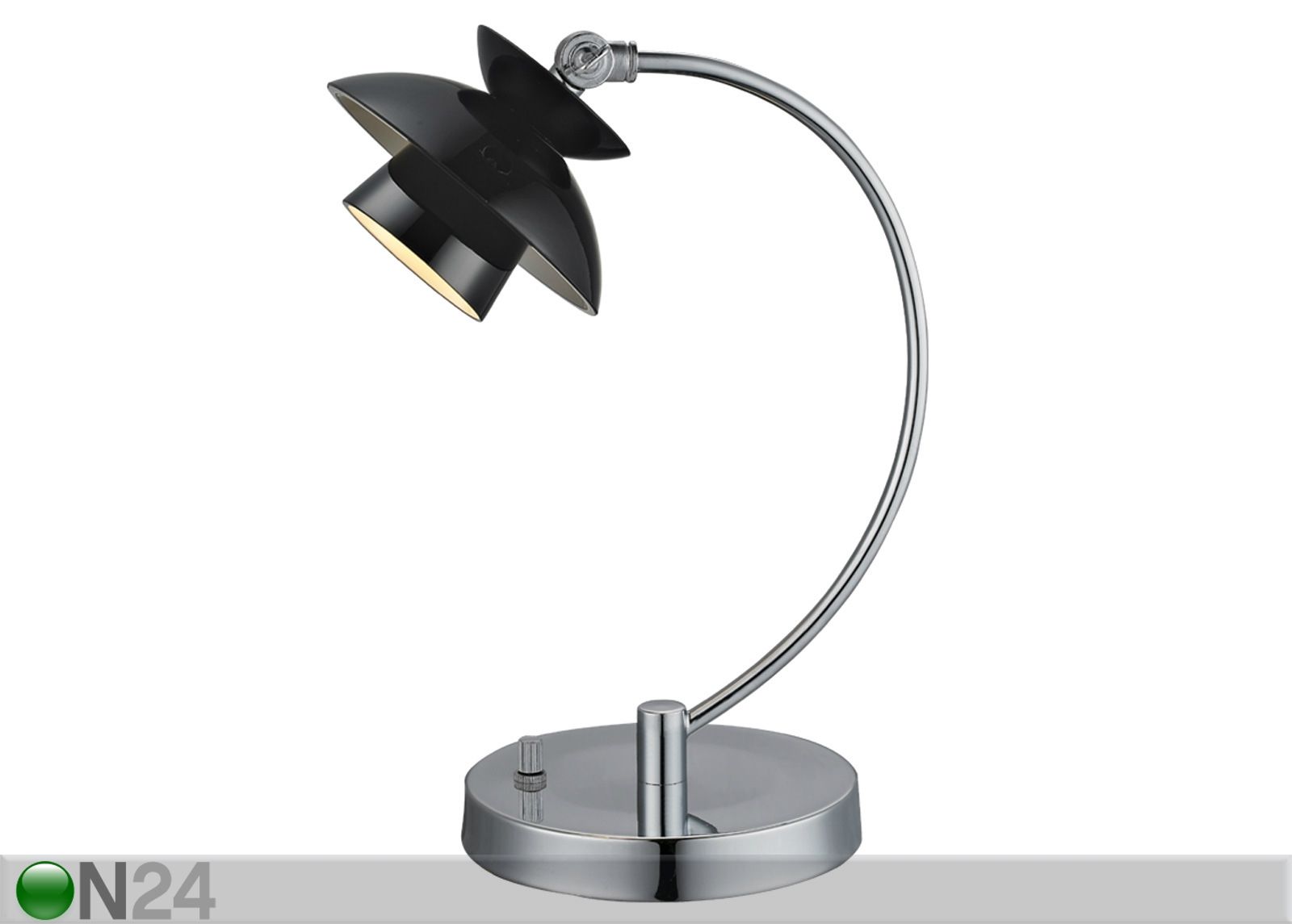 Laualamp Dallas Black Mini Ø 12,5 cm suurendatud