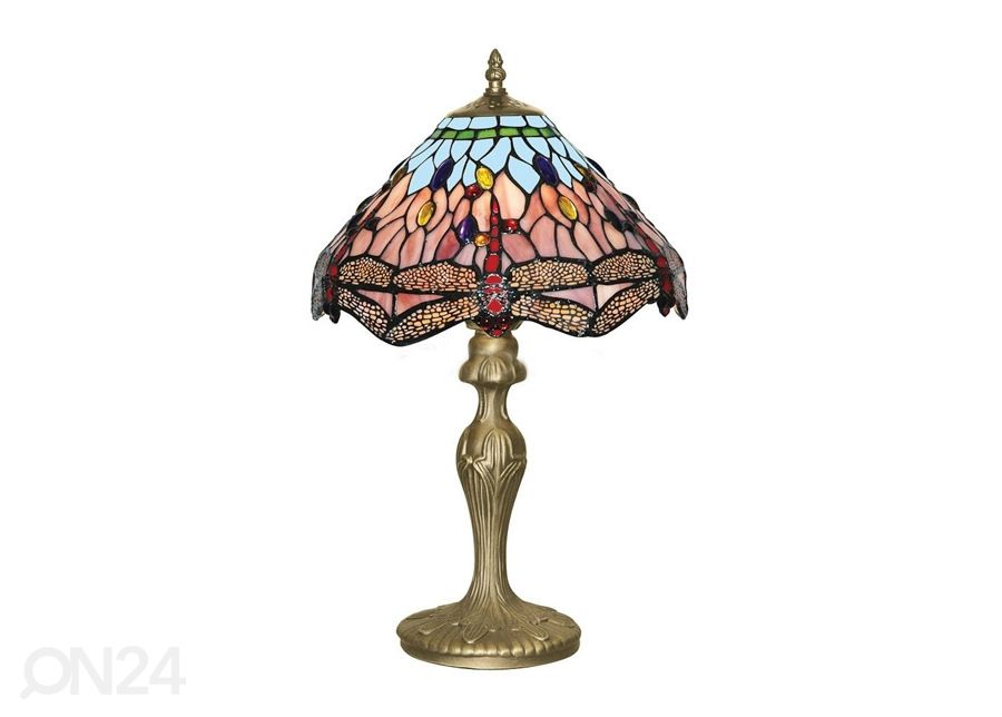 Laualamp Dragonfly Tiffany suurendatud