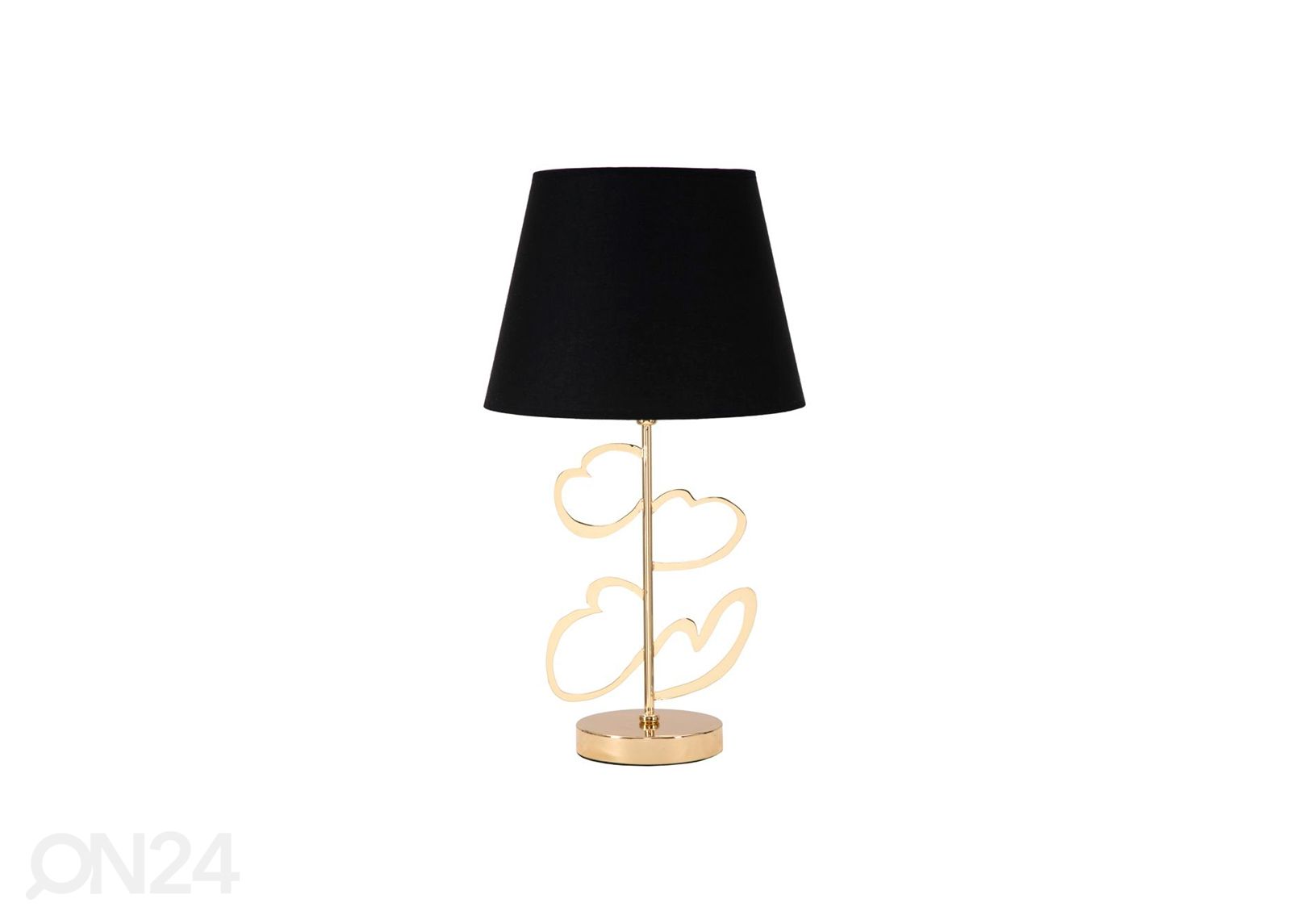 Laualamp Glam, kuld/must suurendatud