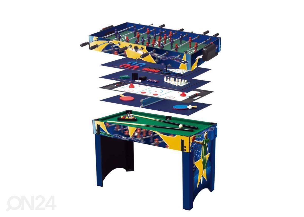 Lauamäng erinevate tasemetega Supertable 13in1 WORKER suurendatud
