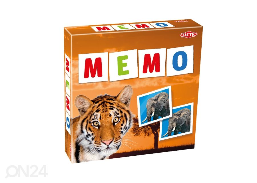 Lauamäng Memo metsloomad suurendatud