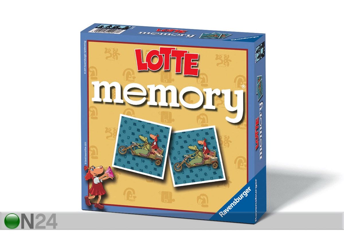 Lauamäng Memory Lotte suurendatud
