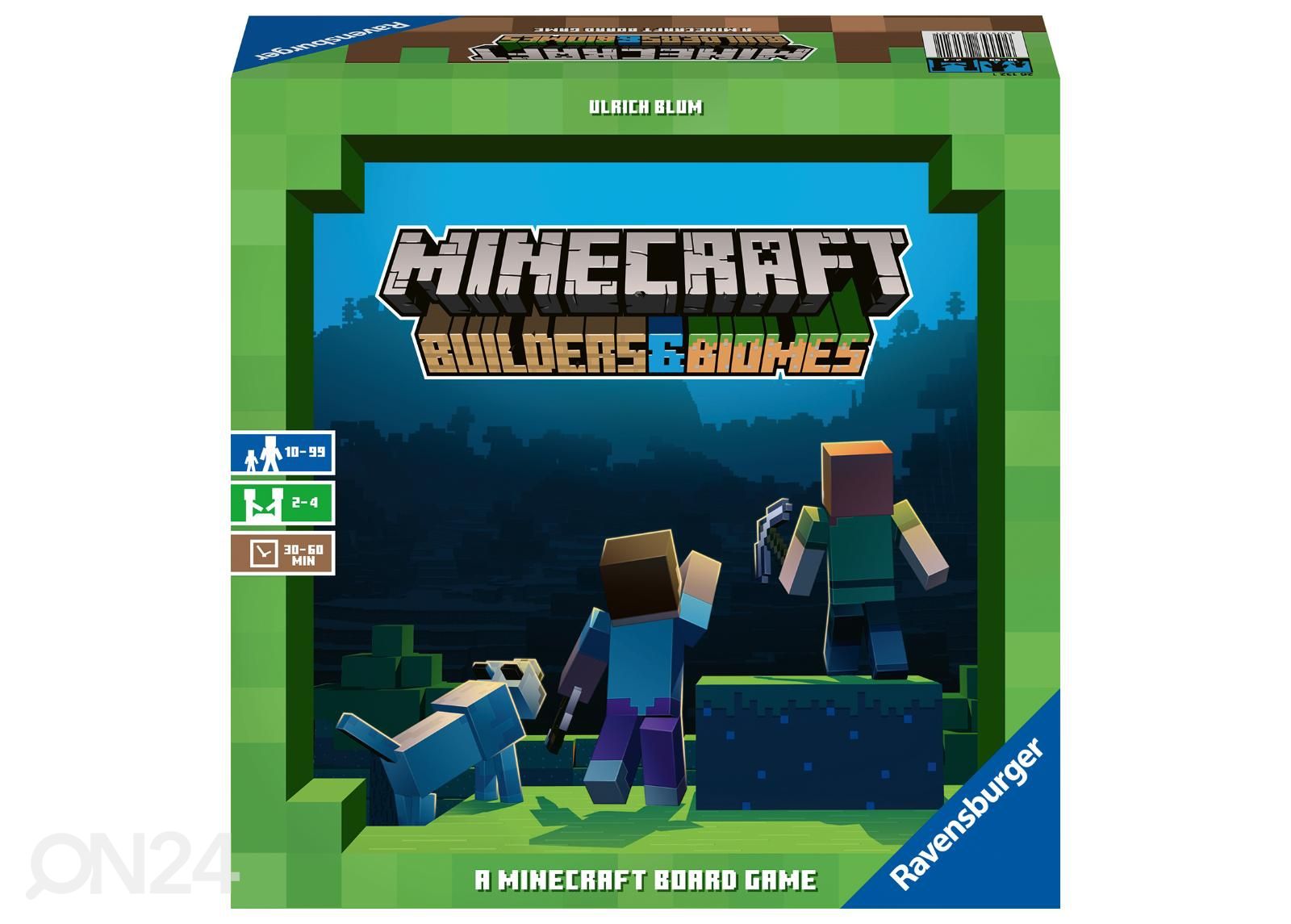 Lauamäng Minecraft Builders & Biomes Ravensburger suurendatud