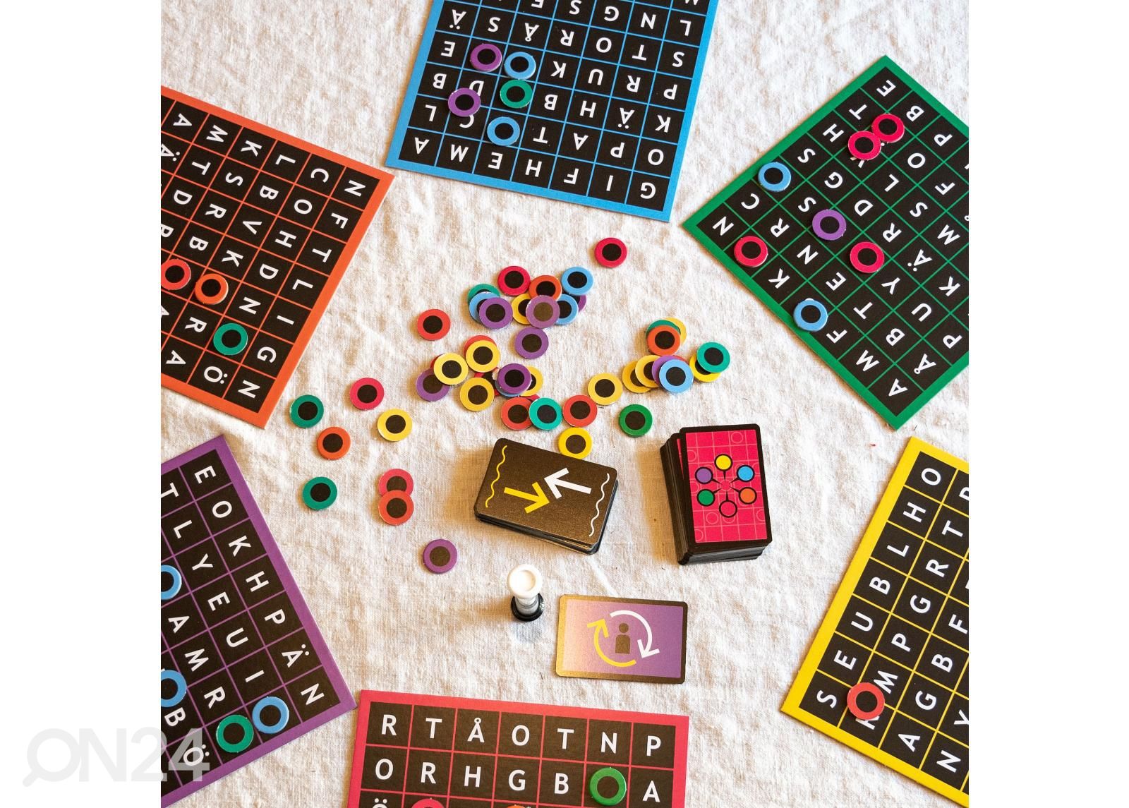 Lauamäng Sõna Bingo Tactic suurendatud