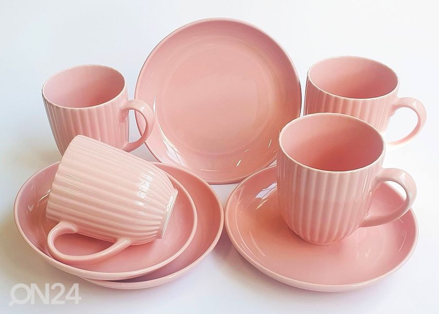 Lauanõude komplekt Pink 4-le suurendatud