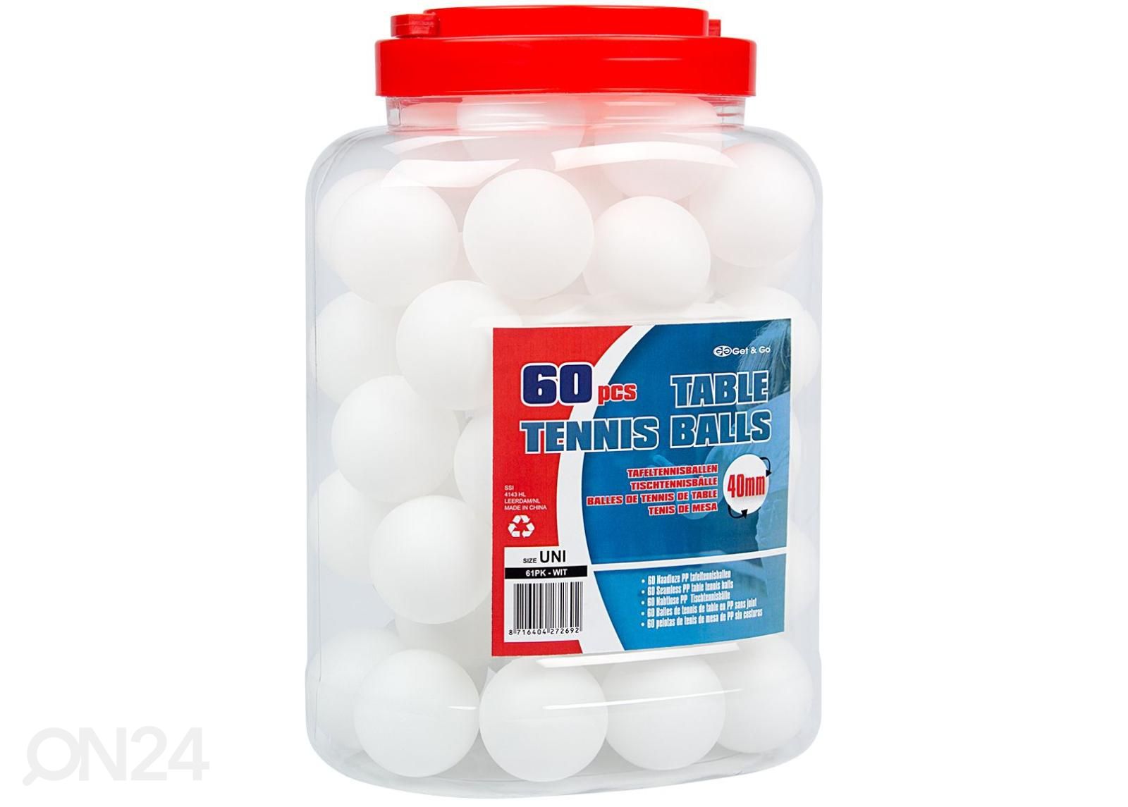 Lauatennise Pallide Komplekt Get & Go suurendatud