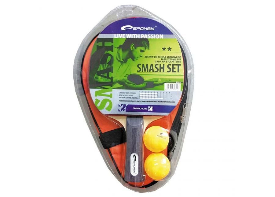 Lauatennisereket ja 2 palli Spokey Smash Set suurendatud