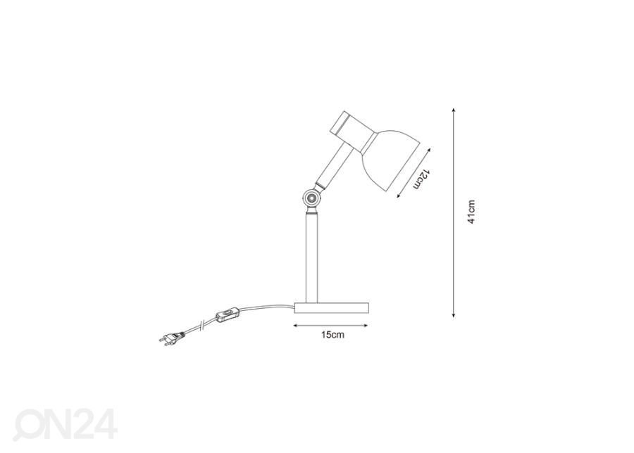 Lauavalgusti Balbo suurendatud mõõdud