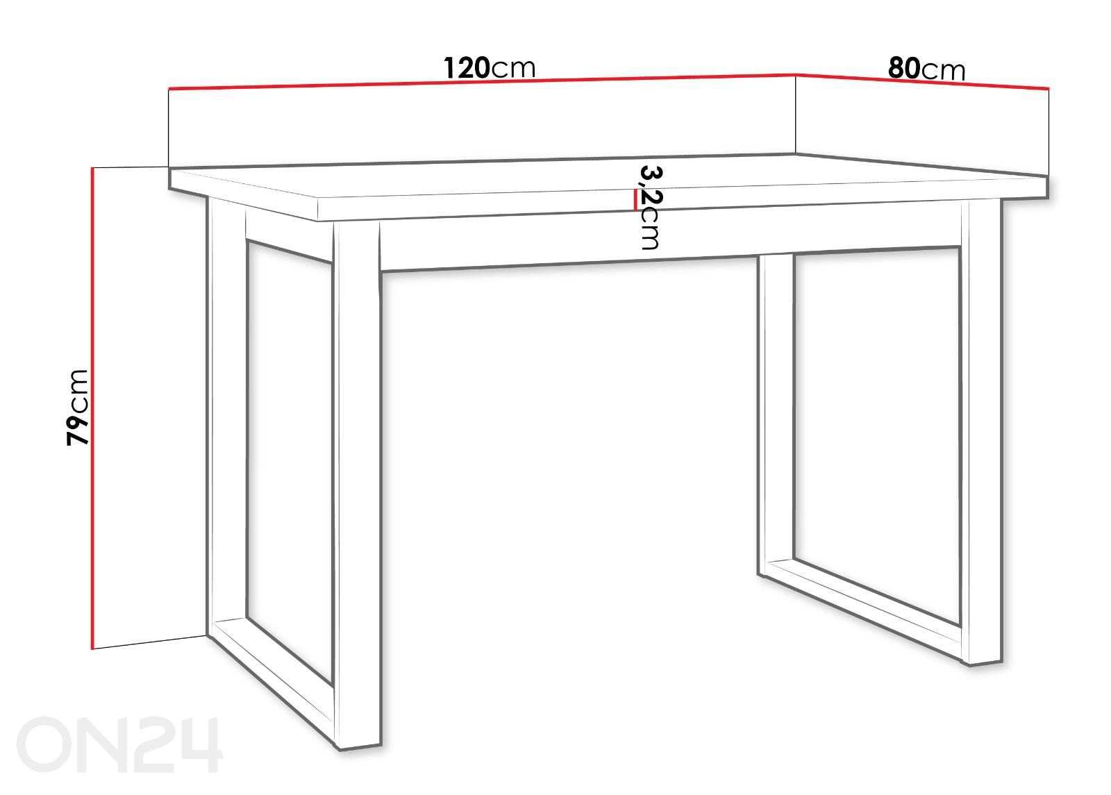 Laud Ikon S suurendatud mõõdud