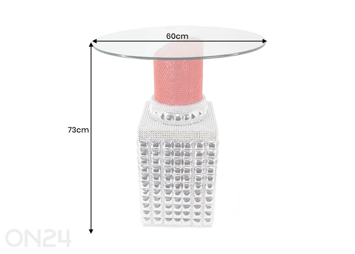 Laud Lipstick suurendatud mõõdud