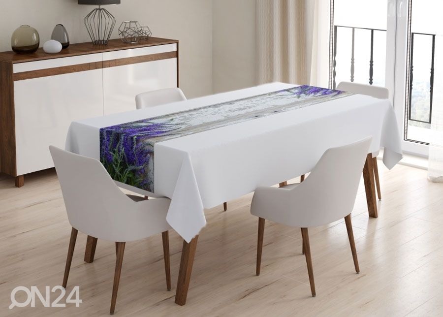Laudlina Lavender on the wood 50x200 cm suurendatud