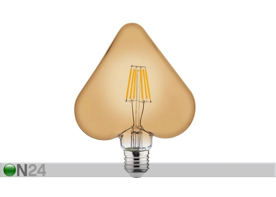 LED elektripirn Rustik Heart 6 W suurendatud