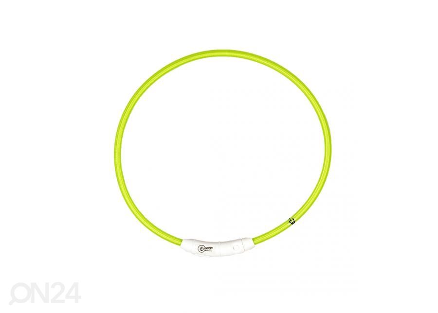 Led helkur kaelarihm 65cm roheline usb liides Duvo+ suurendatud