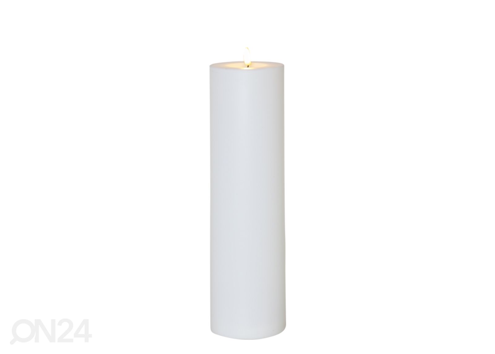 LED küünal Flamme Rak valge h37,5 cm suurendatud