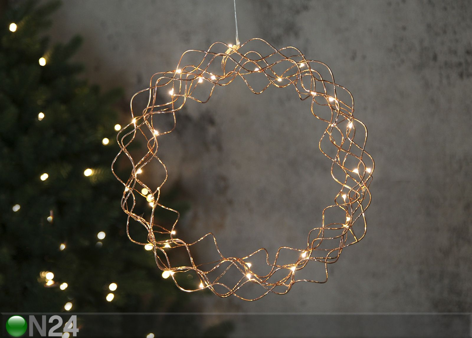 LED tuledega kaunistus Curly suurendatud