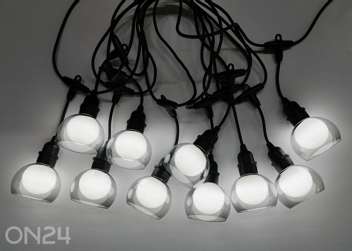LED valguskett Flicker 10-LED pirni / 4,5 m suurendatud
