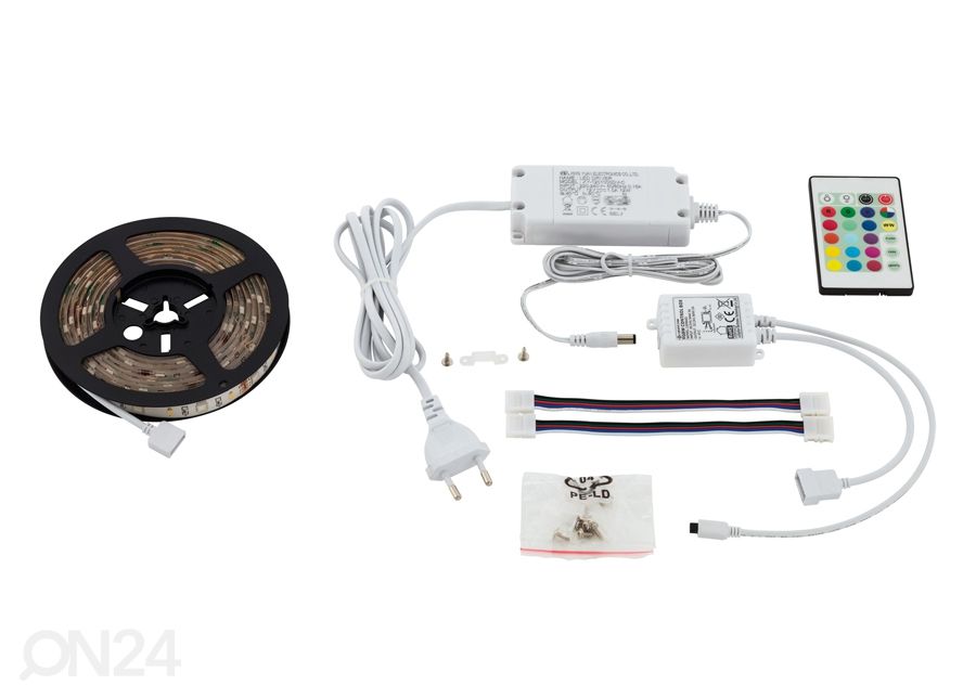 LED valgusriba 2 m RGB puldiga suurendatud