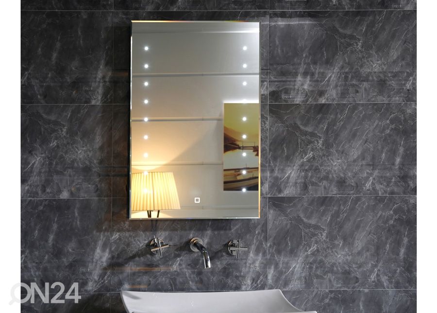 LED valgustusega peegel LENA 50x70 cm suurendatud