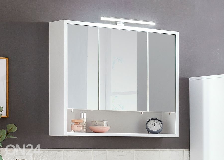 LED-valgustusega peegelkapp Kimi suurendatud