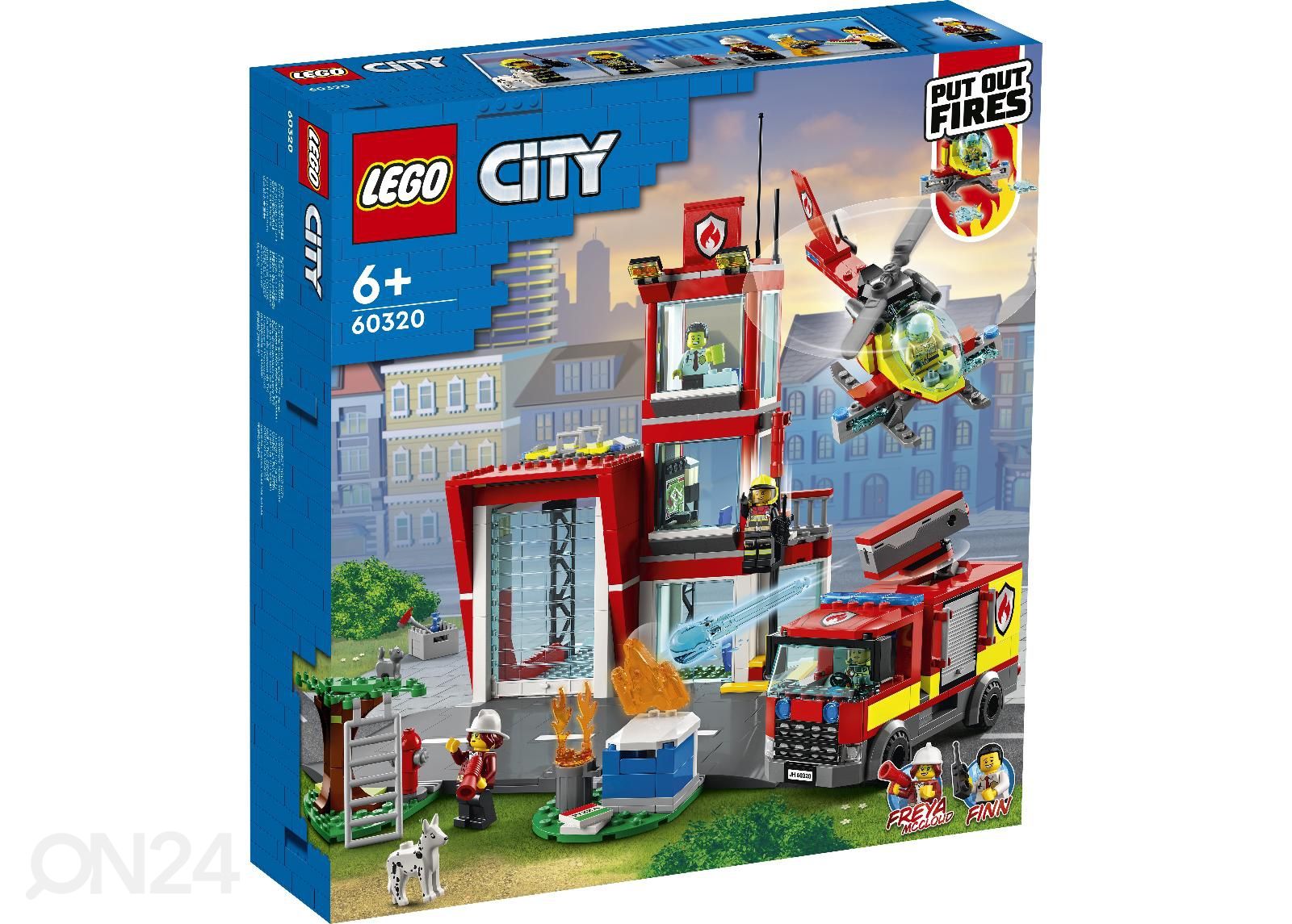 LEGO City Tuletõrjedepoo suurendatud