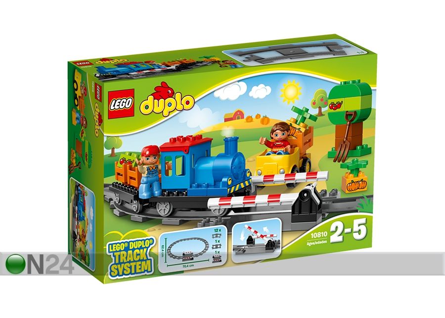 Lego Duplo lükatav rong suurendatud
