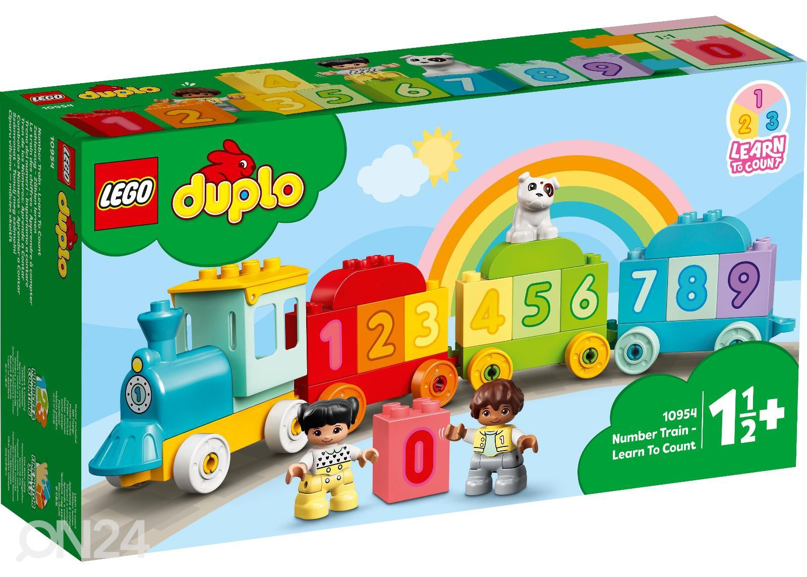 LEGO DUPLO numbrirong suurendatud