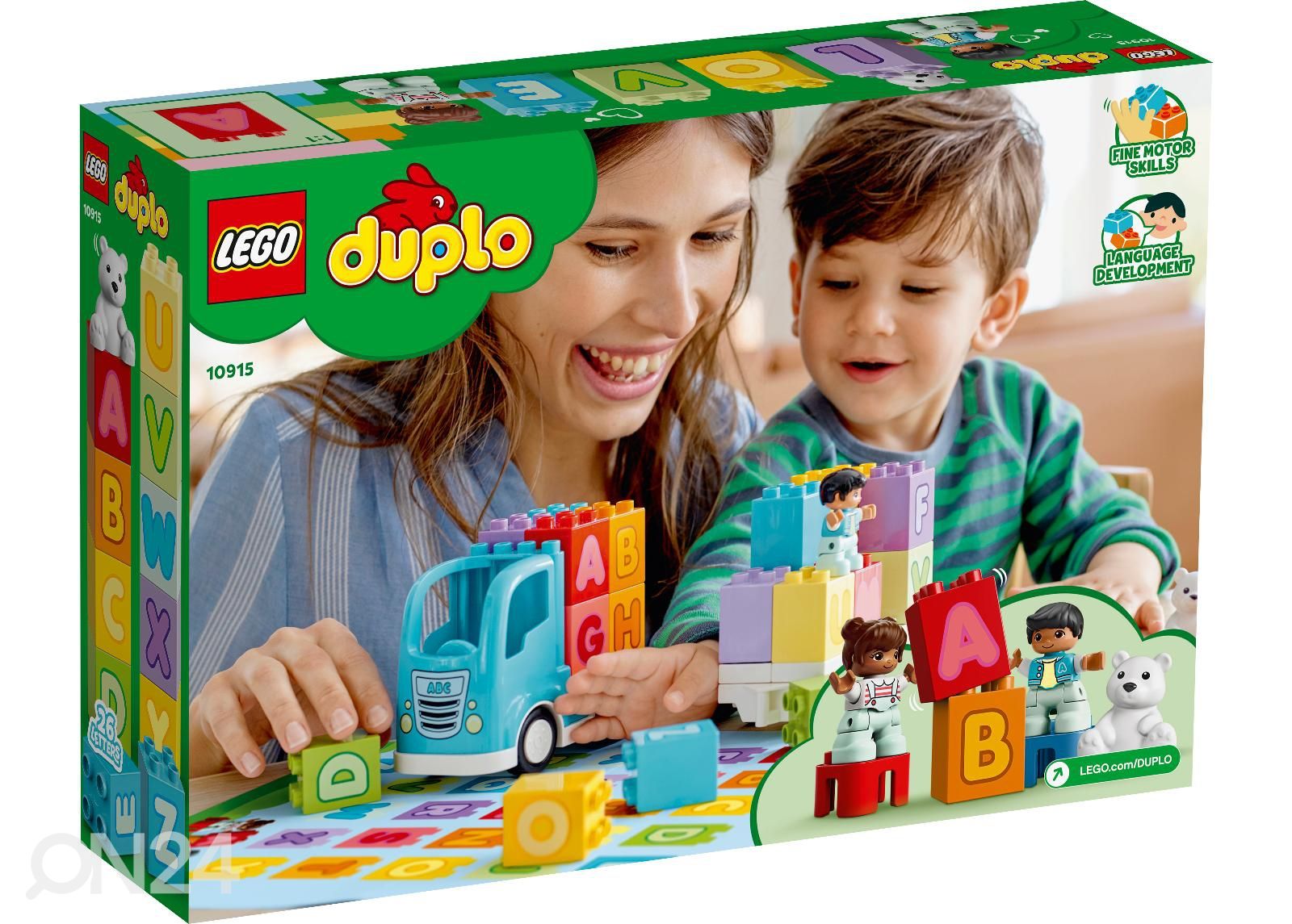 LEGO DUPLO Tähestikuauto suurendatud