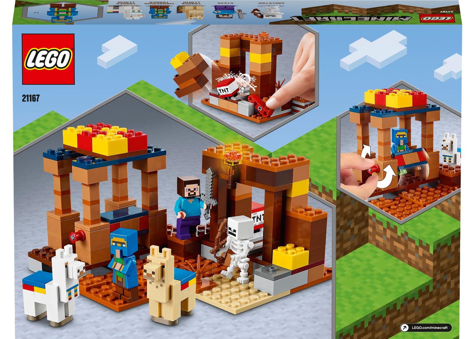 LEGO Minecraft Kauplemiskoht suurendatud