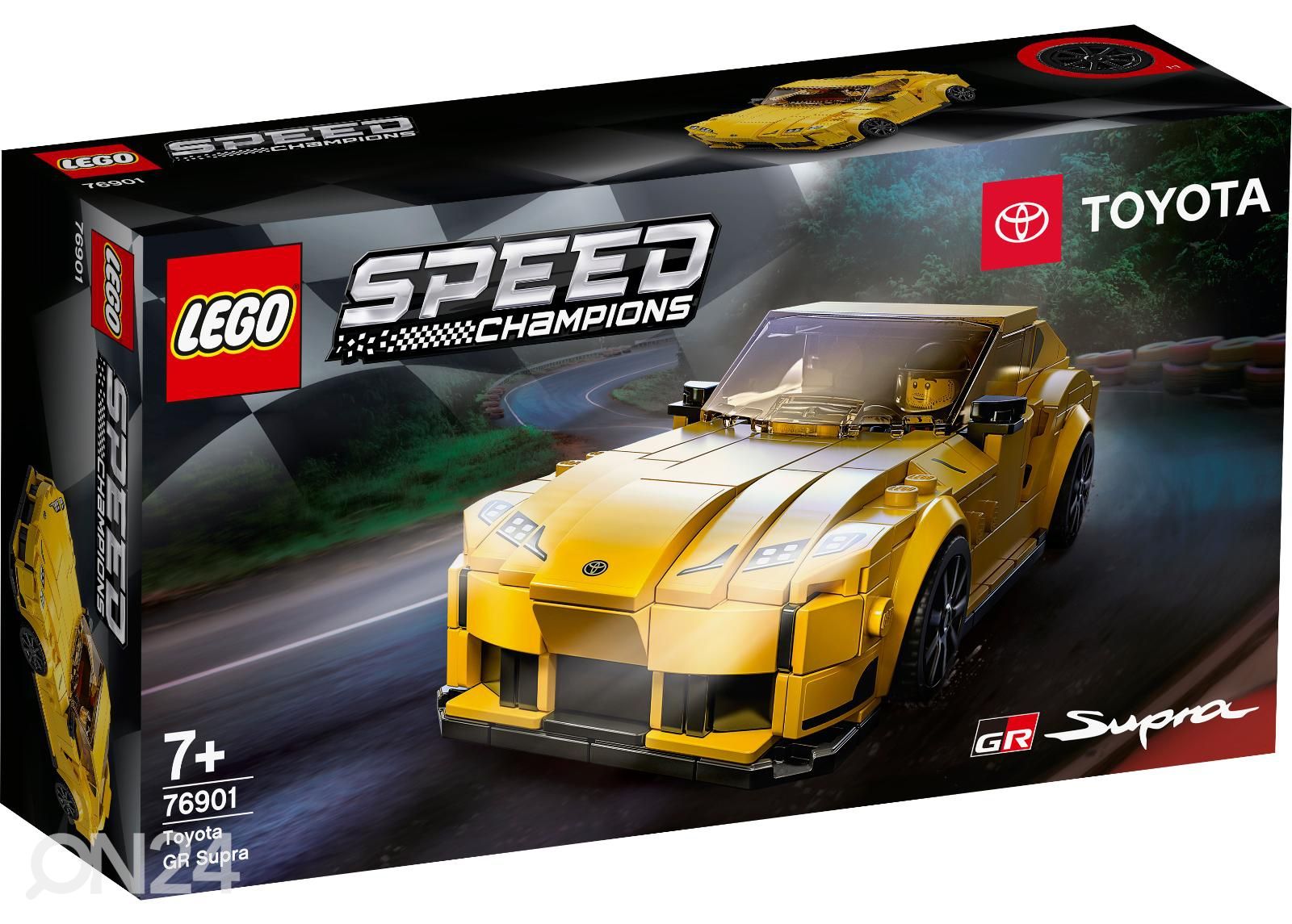 LEGO Speed Champions Toyota GR Supra suurendatud