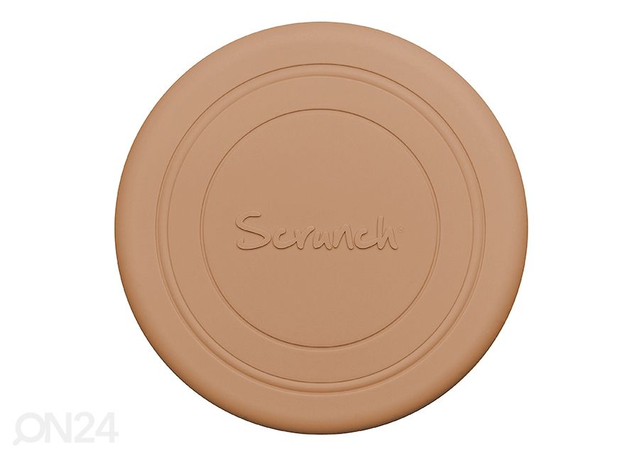 Lendav taldrik Scrunch, helepruun suurendatud