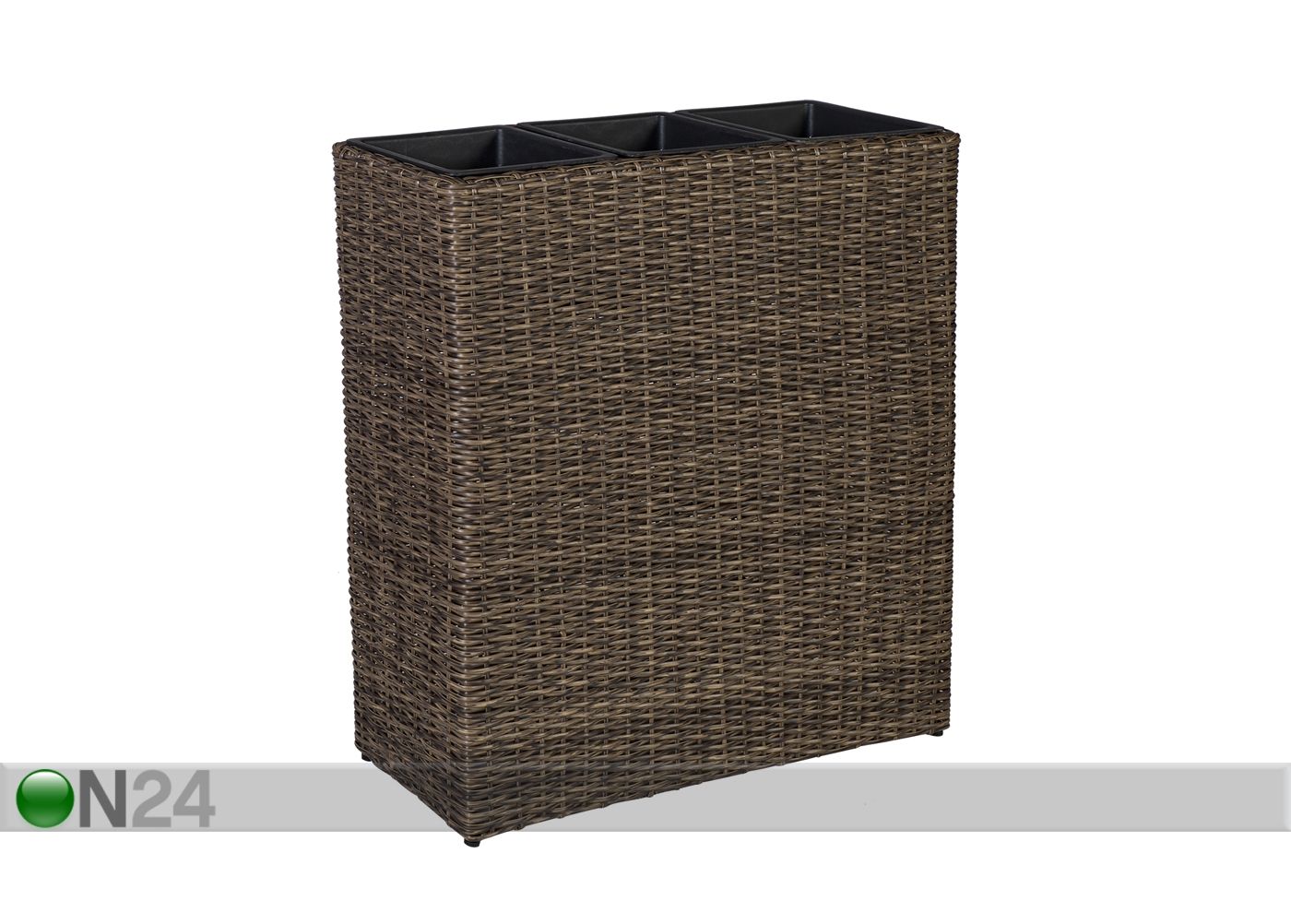 Lillekast Wicker 77x22xh80 cm suurendatud