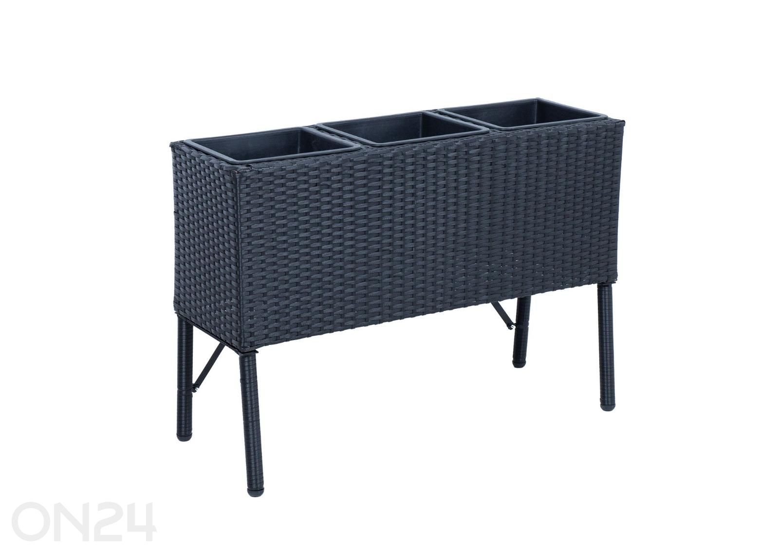 Lillekast Wicker 78x33xH54 cm suurendatud
