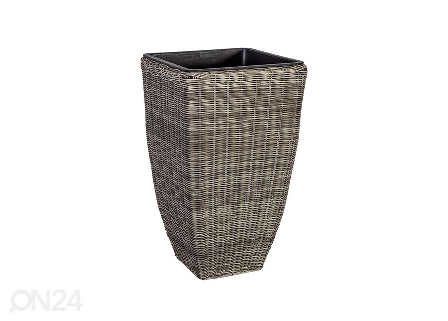 Lillepotiümbris Wicker 21x21x36 cm suurendatud