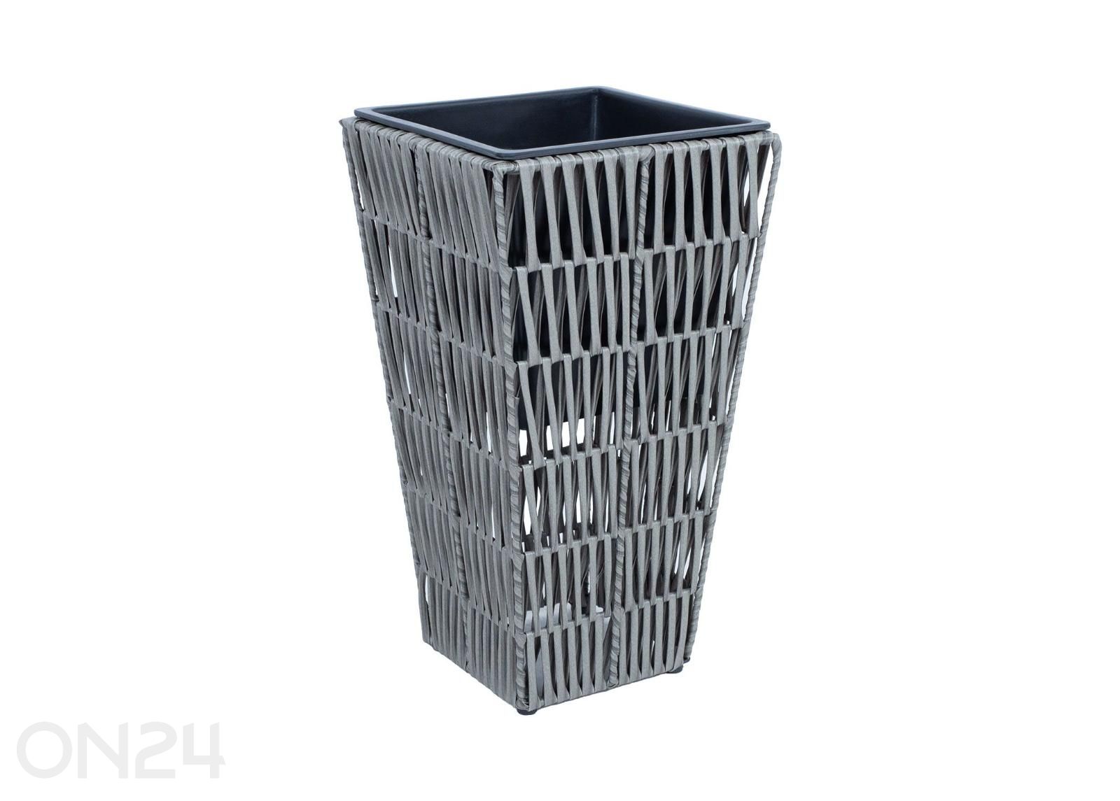 Lillepotiümbris Wicker 28x28xH50 cm suurendatud