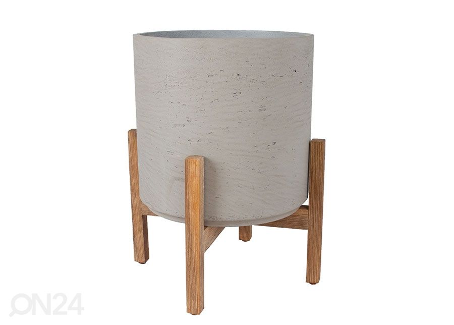 Lillepott Sandstone Ø 37,5 cm suurendatud