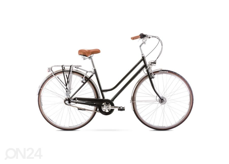 Linnaratas Romet Vintage Classic D 28" L, must suurendatud