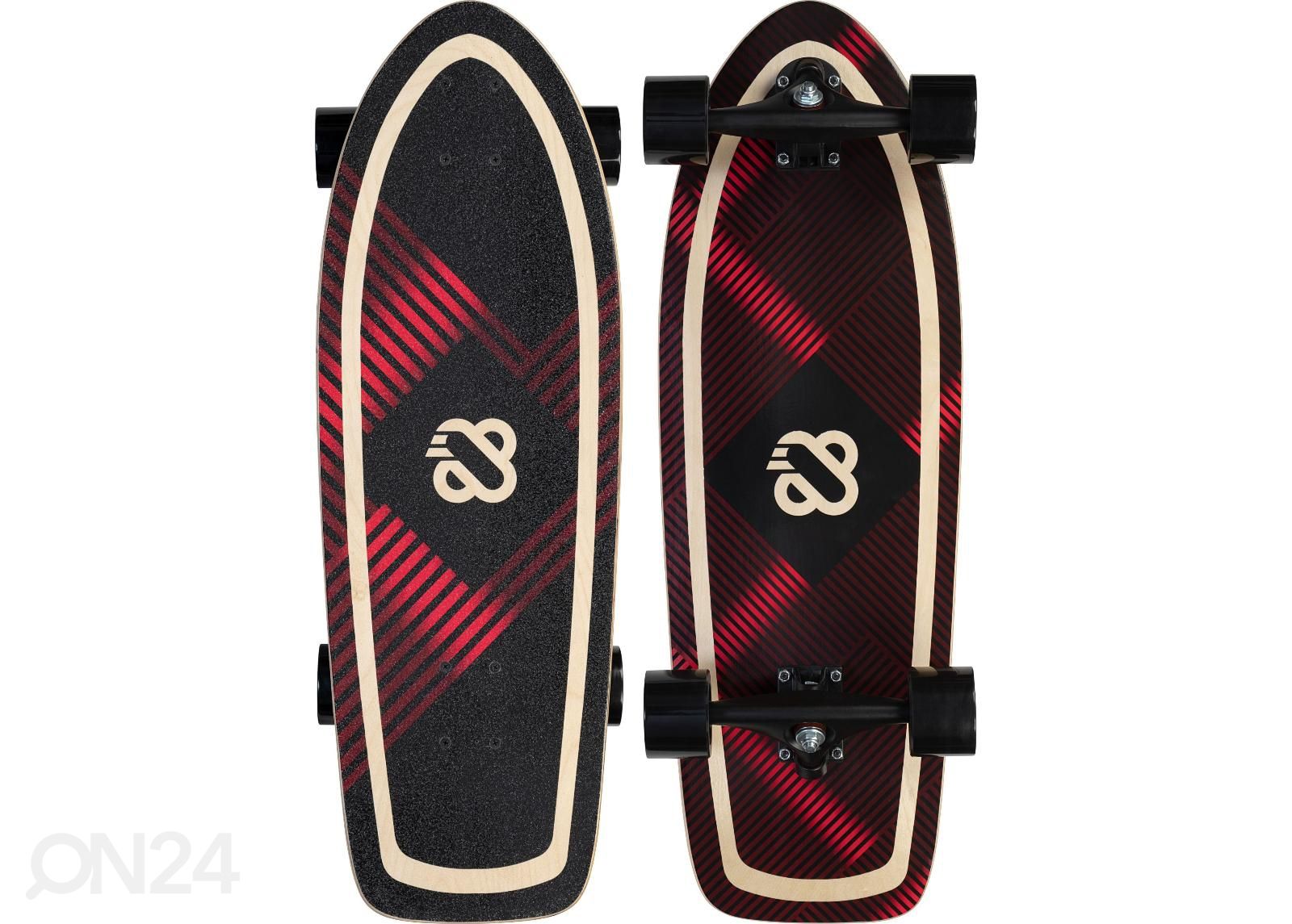 Longboard Cruiser Kick Tail 32" - Wicker Weaver Nijdam suurendatud