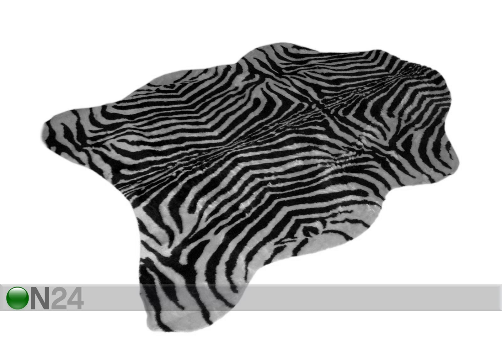 Loomamustriga vaip Sebra 150 x 220 cm suurendatud