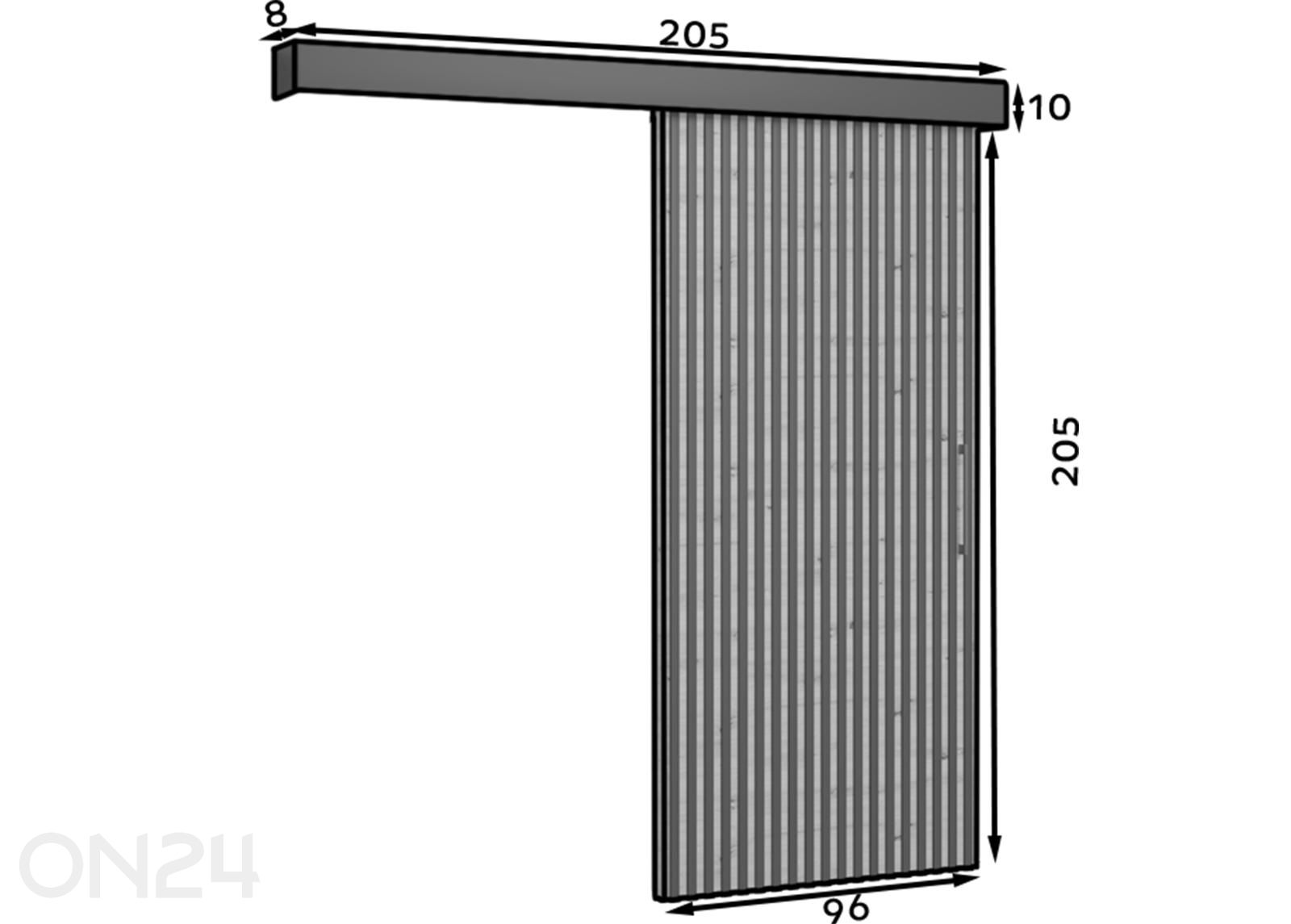 Lükanduks Tauricio 96 cm suurendatud mõõdud