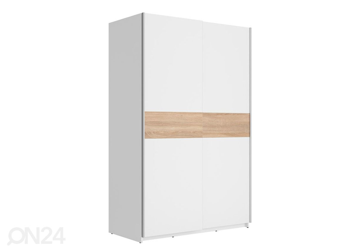 Lükandustega riidekapp 125 cm suurendatud