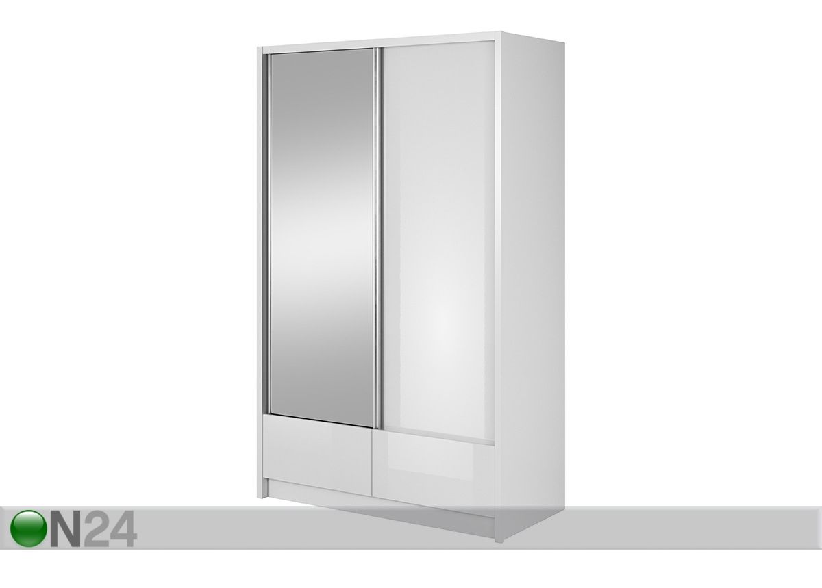 Lükandustega riidekapp 130 cm suurendatud