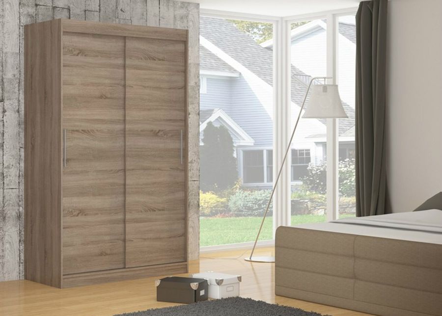 Lükandustega riidekapp 150 cm suurendatud